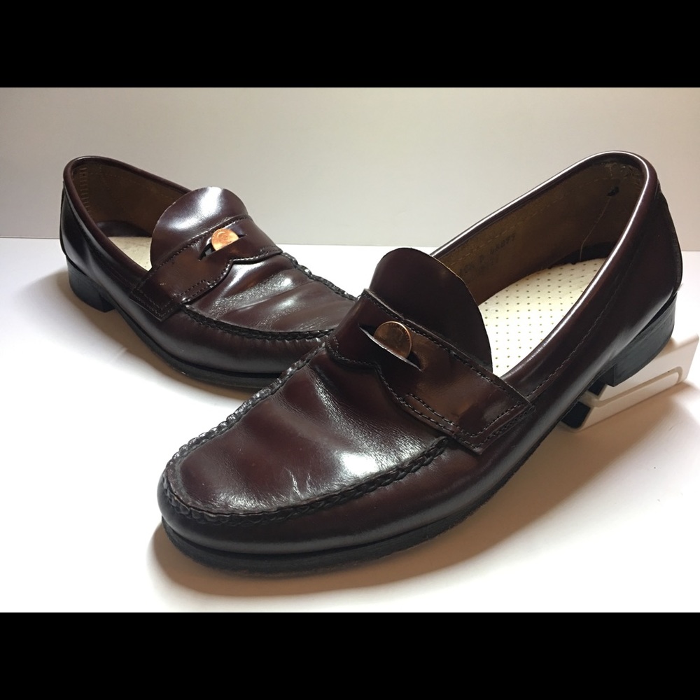 Men’s 10.5 Sebago Penny Loafers Real Leather Used